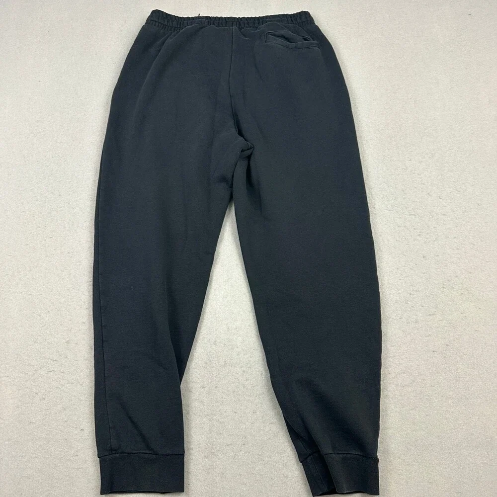 Jordan Pants Men Medium Black Solid Jogger Sweatpants Jumpman Basketball M